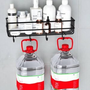 Flat Wall-Mounted Bathroom Rack - Image 2