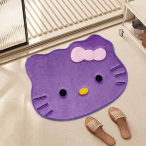 Cute Cartoon Floor Mats for Home Use, Imitation Lamb Velvet - Image 3