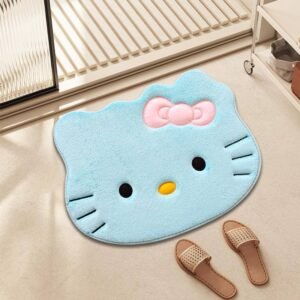 Cute Cartoon Floor Mats for Home Use, Imitation Lamb Velvet - Image 5