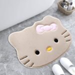 Cute Cartoon Floor Mats for Home Use, Imitation Lamb Velvet