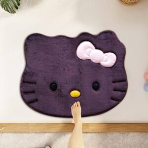 Cute Cartoon Floor Mats for Home Use, Imitation Lamb Velvet - Image 4