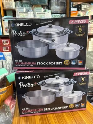 Kinelco Protea 6-Piece Aluminium Stock Pot Set