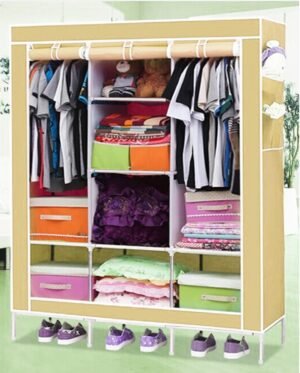 Storage Portable Wardrobe Closet Clothes Organizer No-Woven Fabric. - Image 3
