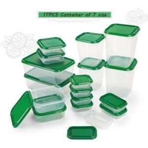 17 Psc Food Storage Container with Lids Storage Box Set - Image 3