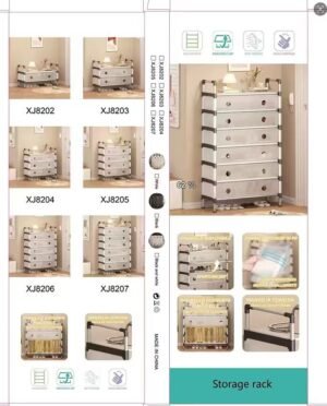 High quality 7-Layer Dustproof Shoe Rack Big-pipe (83cm)