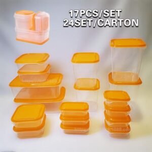 17 Psc Food Storage Container with Lids Storage Box Set