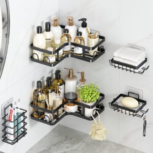 5-pieces Corner Shower Caddy Set - Image 3