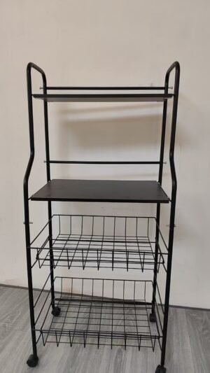 Multipurpose fruit and kitchen trolley rack - Image 5