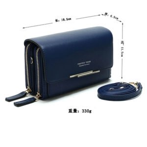 Forever Young brand crossbody bag (Blue) - Image 4