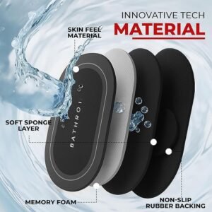 3.5mm Round Super Absorbent Quick Dry Soft Bathroom Mat - Image 4