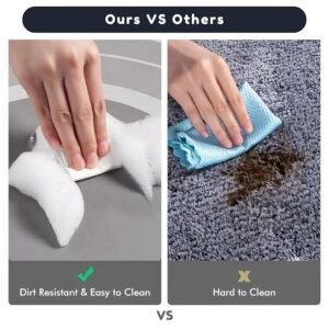 3.5mm Round Super Absorbent Quick Dry Soft Bathroom Mat - Image 3