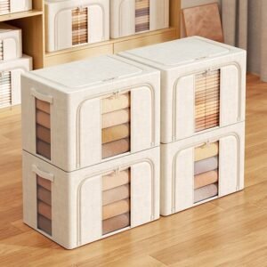 Foldable cloth storage box organizer - Image 2