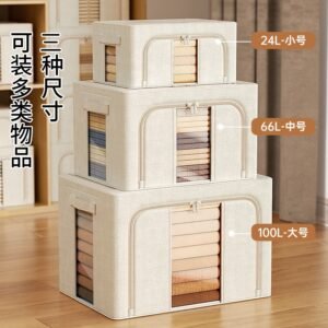 Foldable cloth storage box organizer - Image 3