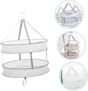 Double-layer hanging drying rack - Image 4