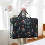 Pattern foldable duffel bag