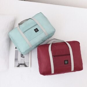 Plain foldable duffel bag