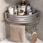 Punch-Free Triangle Storage Rack Bathroom Storage Rack