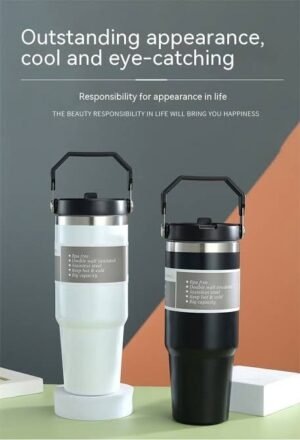 900ml (30oz) stainless steel vacuum insulated Cup - Image 3