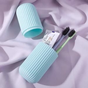 12psc Capsule-shaped travel toothbrush holder - Image 3