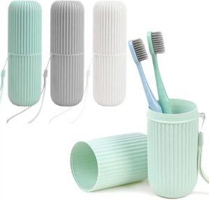 12psc Capsule-shaped travel toothbrush holder - Image 2