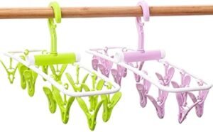 Portable Folding Clothes Drying Rack (12psc) - Image 3