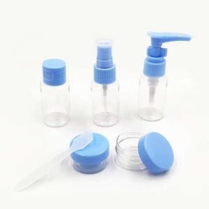 6-piece cosmetic travel bottle set