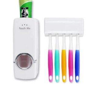Wall-mounted toothbrush holder and automatic toothpaste dispenser set - Image 2