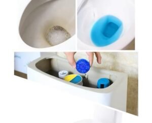 Automatic blue bubble toilet bowl cleaning tablets - Image 3