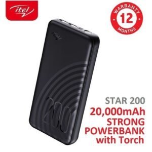 itel 20000mAh Dual Output Fast Charging STAR 200 Power Bank - Image 2