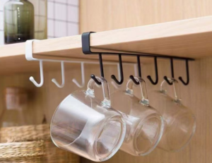 Under-cabinet coffee mug holder or storage rack - Image 2
