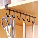Under-cabinet coffee mug holder or storage rack