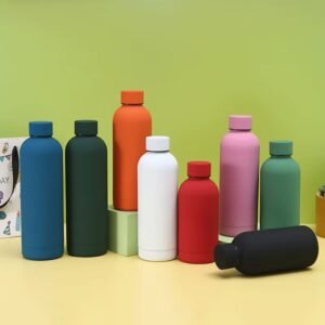 500ml/20.3oz Solid Color Water Bottle - Image 3