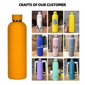 500ml/20.3oz Solid Color Water Bottle - Image 2
