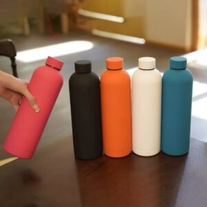 500ml/20.3oz Solid Color Water Bottle