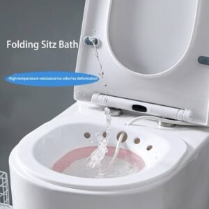 Foldable sitz bath bowl