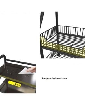 Multipurpose fruit and kitchen trolley rack - Image 3