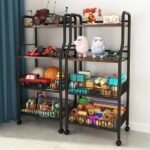 Multipurpose fruit and kitchen trolley rack