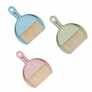 12psc Mini Cute Table Dustpan & Brush Set – Cat Design - Image 3