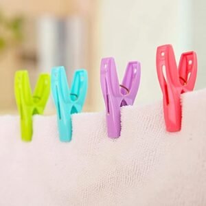 Colorful 30PCS Plastic Clothes Pegs With Basket - Image 3