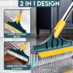 2-in-1 Bathroom Cleaning Brush with Wiper