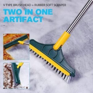 2-in-1 Bathroom Cleaning Brush with Wiper - Image 3