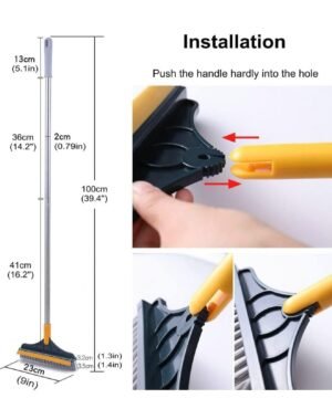 2-in-1 Bathroom Cleaning Brush with Wiper - Image 6
