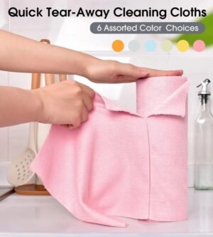Microfiber Cleaning Cloth/Towel Roll (30x30cm) 30 strips