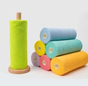 Microfiber Cleaning Cloth/Towel Roll (30x30cm) 30 strips - Image 2