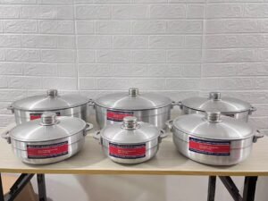 6psc Aluminum Polish Pot - Image 4