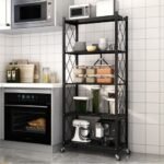 5 layers Foldable Kitchen Storage Rack