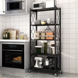 5 layers Foldable Kitchen Storage Rack