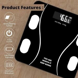 Rechargeable/Battery Digital Personal Bathroom Health Body Weight Scale