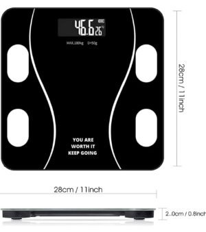 Rechargeable/Battery Digital Personal Bathroom Health Body Weight Scale - Image 4