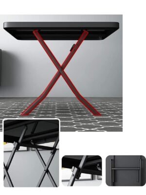 Foldable Glass dining table and chairs - Image 4